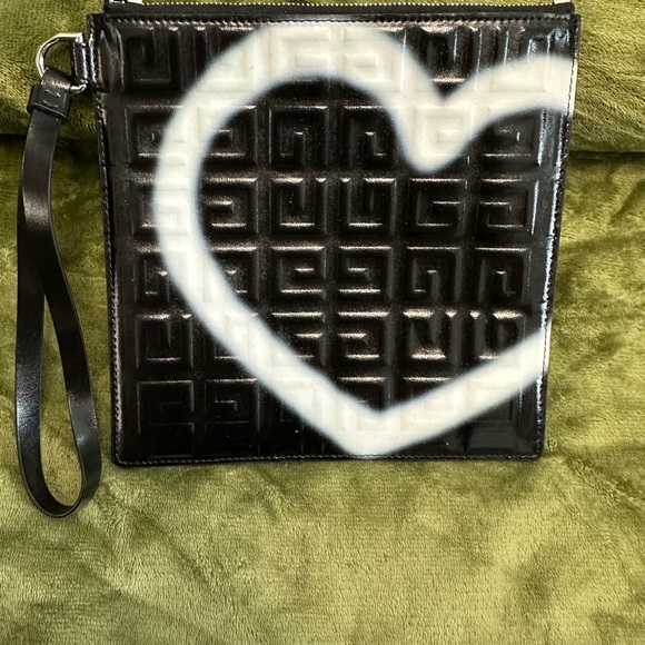 Givenchy Handbags - Givenchy Black Leather Pouch